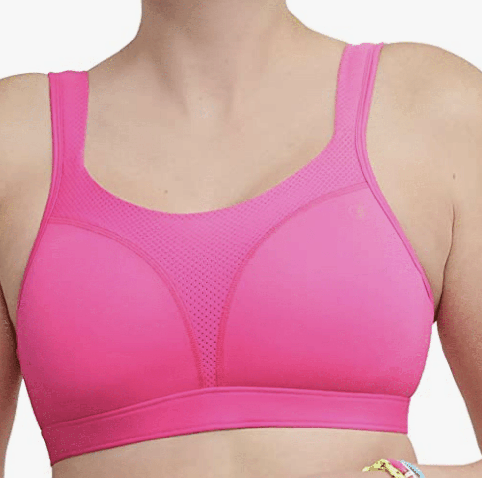 pink sports bras