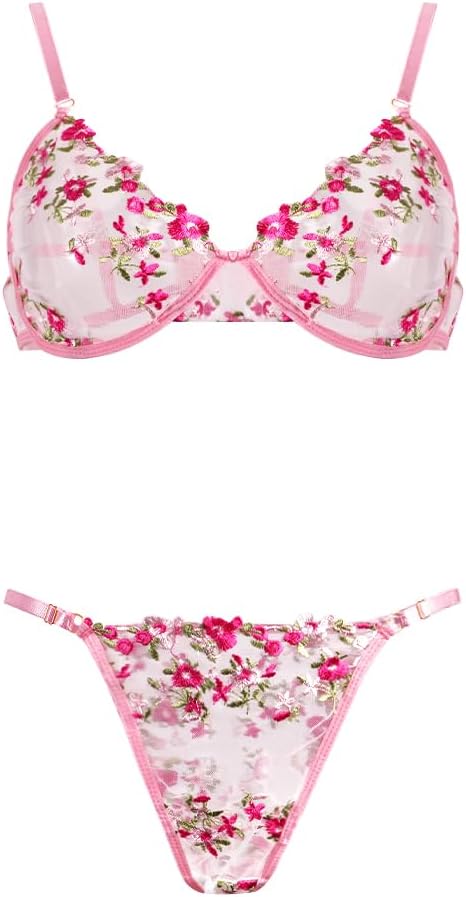 Elevate Your Intimacy: Explore Our Top Picks for Sheer Floral Lingerie Sets