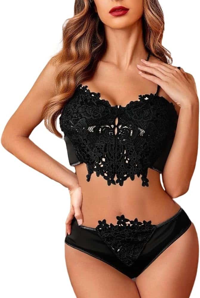 Unveil Elegance: Review of the Women's Sexy Lace Lingerie Set