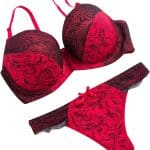 Unveil Your Allure: Review of the Sexy Lace Floral Push-Up Bra and Panty Set