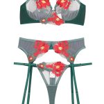 Unleash Your Inner Seductress: A Review of the Aranmei 4-Piece Floral Lace Lingerie Set