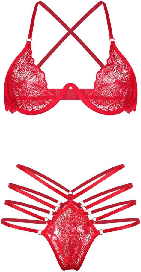 Unveiling Allure: Review of the Women's Lace Lingerie Set!